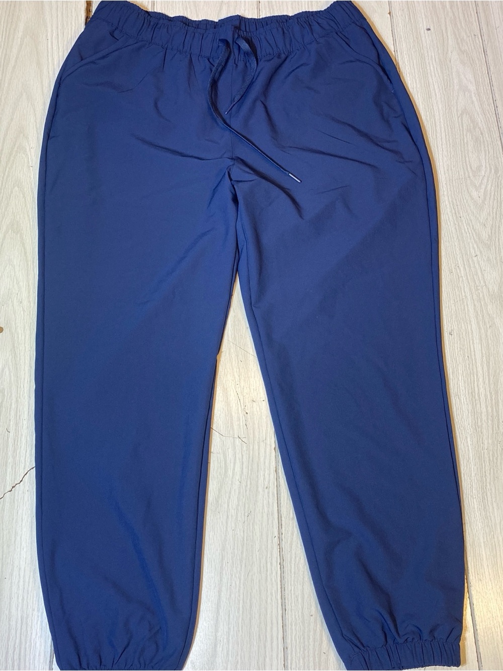 Adidas Women's Blue Athletic Joggers Pants Size XL NWOT Elastic Waist Drawstring